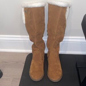 Tan Suede Boots